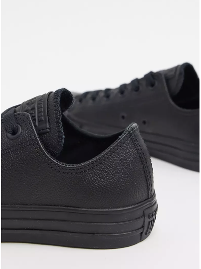 Кеды Converse All Star кожаные черные низкие