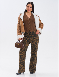 Жилет вязаный на пуговицах