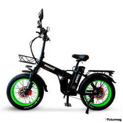 Электровелосипед Minako F10 Dual салатовый