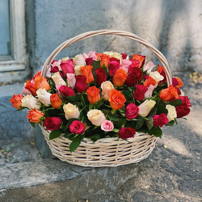 Корзина 101 роза