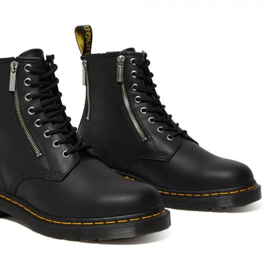 Dr martens on sale 1460 black nappa