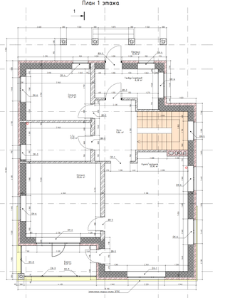 Двухэтажный дом с тремя спальнями 149м² (S100)