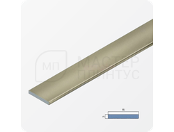 Декоративная алюминиевая полоса 15 мм. NEEXY PV88-17 BT Титан блестящий 2.7 м.