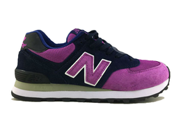 New balance 574 фиолетовые с синим женские (36-41) Арт.042М