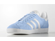 Adidas Gazelle Blue (Голубые с белым) сбоку