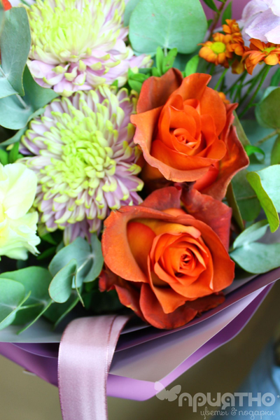 Букет цветов на 8 марта № 709