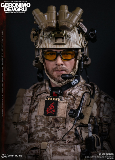 ПРЕДЗАКАЗ - Пулеметчик DEVGRU, операция "Копье Нептуна" - Коллекционная ФИГУРА 1/6 DEVGRU Operation Neptune Spear Geronimo MK46 MOD1 Gunner (78107) - DAMTOYS ?ЦЕНА: 32600 РУБ.?