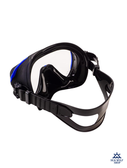 Маска для дайвинга Scorpena Miami, чёрно-син.