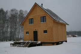 Дом из SIP-панелей с мансардой [140м²]. (Волгоградская область)
