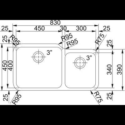 Мойка FRANKE Galassia GAX 120