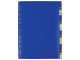 Разделитель пластиковый ОФИСМАГ, А4, 20 листов, алфавитный А-Я, оглавление, цветной, РОССИЯ, 225619
