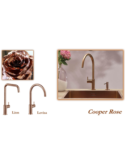 Смеситель Reginox LEON PVD Cooper rose