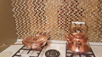 Медный чайник 2,5л с керамической ручкой Португалия (CopperCrafts) арт.7516