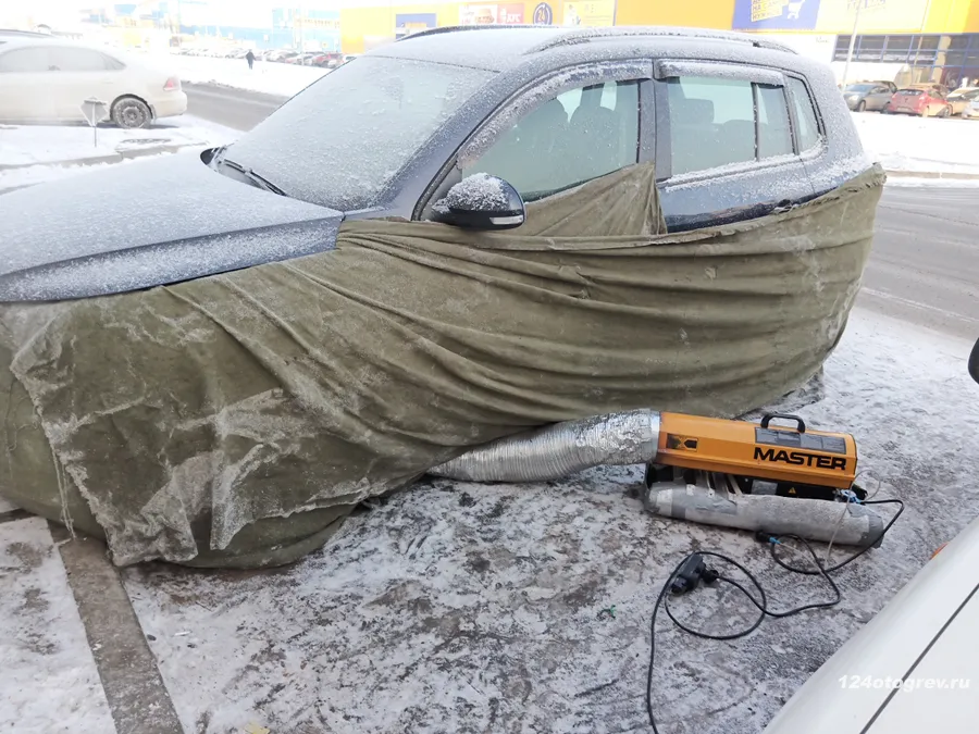 Отогрев и зарядка аккумулятора Volkswagen Tiguan, Красноярск, ул. Ястынская
