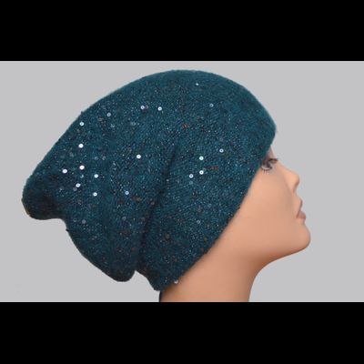 Шапка изумрудного цвета Vizio Визио Италия 6157