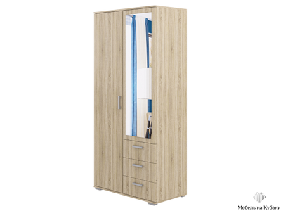 Шон-14 шкаф двухдверный распашной Сонома