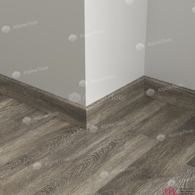Плинтус Alpine Floor Parquet Light Венге Грей SK 13-8 в интерьере