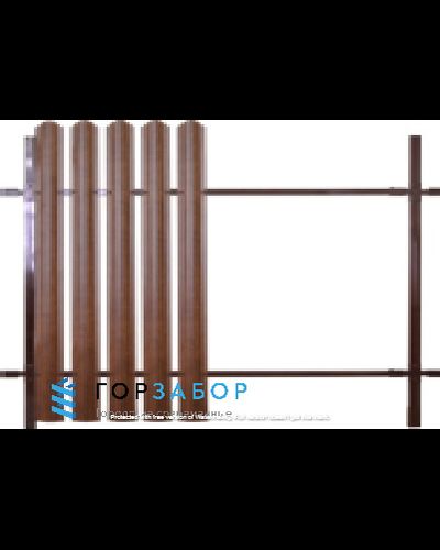 Забор из евроштакетника купить от производителя в Москве