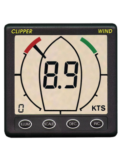Анеморумбометр Nasa Clipper ClipWindWl 12В 110x110мм с беспроводным датчиком и базовым блоком