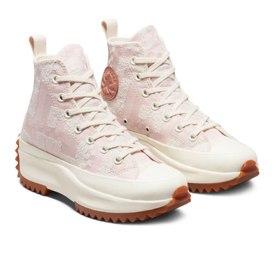 Купить кеды Converse Run Star Hike Platform Crafted Jacquard на платформе розовые высокие172714C