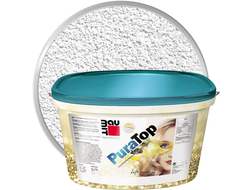 Штукатурка декоративная акрилатная премиум-класса BAUMIT PuraTop Белая база Шуба 1,5 мм 25 кг