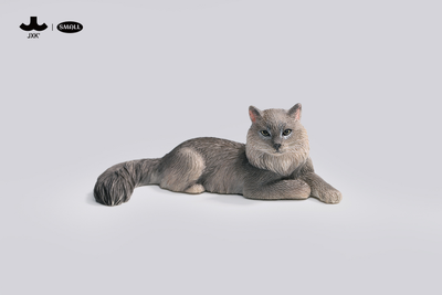 Мини мейн-кун (серый) - Коллекционная ФИГУРКА 1/12 scale mini maine coon (JS2310A) - JXK