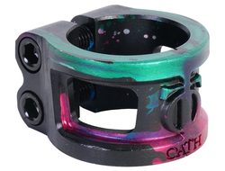 Купить зажим OATH CAGE V2 (GREEN/PINK/BLACK) для трюковых самокатов в Иркутске