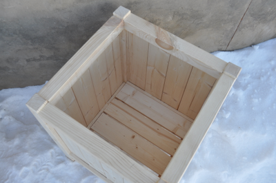 Кашпо деревянное садовое 500х500   h 600 мм.