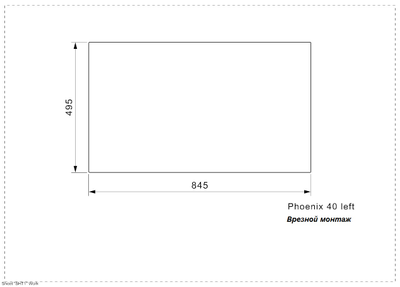 Мойка Reginox Phoenix L 40 Left lux
