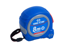 Рулетка измерительная 8 м, полотно 25 мм, магнитный крюк KING TONY 79094-08M