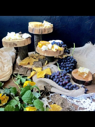 подставка из дуба тройная