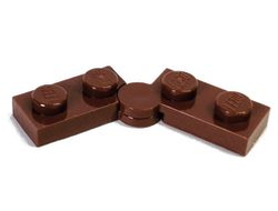 Hinge Plate 1 x 4 Swivel 2429 / 2430, Reddish Brown (2429c01 / 4255362 / 4520216 / 6327804 / 6416695)