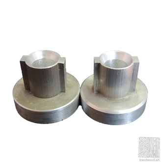 Комплект адаптеров для щеток Д100*100*19+2-4 паза на Makita 9741 (код Р2-511 + код Р2-512)