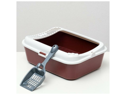 Туалет "Сима" с сеткой + бортом + совок