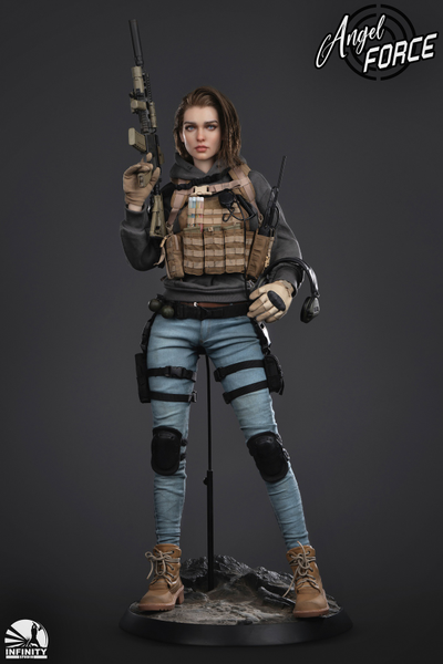 Боевая подруга Мия - Коллекционная ФИГУРКА 1/3 scale Angel Force MIA (GJKD0001) - Infinity Studio