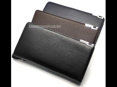 Мужской клатч из черной кожи