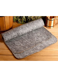 Коврик банный большой 50*150 см серый