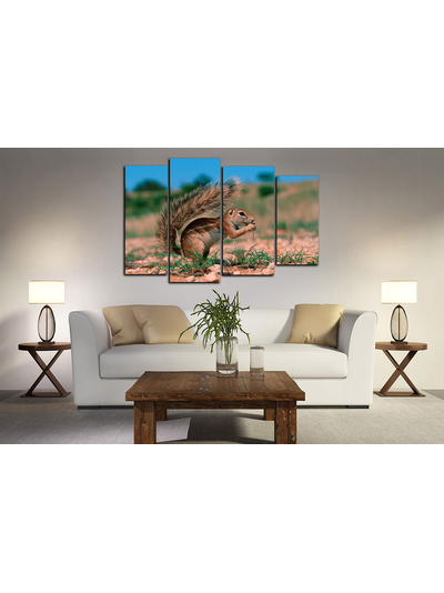 Модульная картина "Маленький грызун"