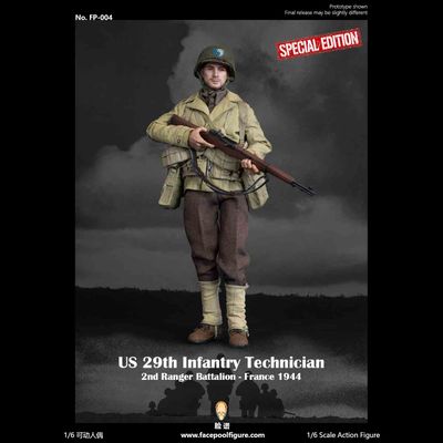 Капрал Тимоти Апхэм / рядовой Стэнли Меллиш ("Спасти рядового Райана") - Коллекционная ФИГУРКА 1/6  US 29th Infantry Technician Special Edition (FP004B) - Facepoolfigure