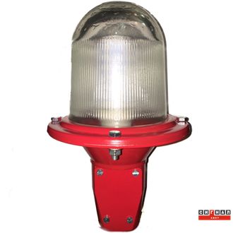 Светодиодный заградительный огонь СДЗО-05-1, 220V AC, IP65. Бесцветное стекло