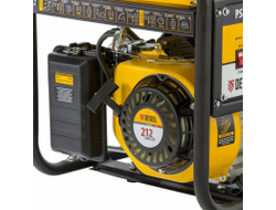 Бензиновый генератор DENZEL PS 28, 2,8 кВт, 230В, 15л, ручной стартер 946824