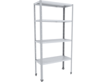 Стеллаж ПищТех ЭКОНОМ полки нерж. каркас оцинк.