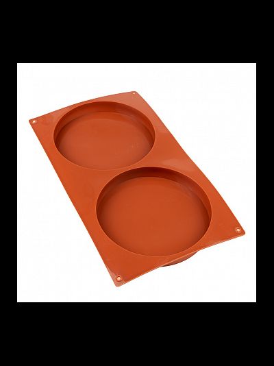 Силиконовая форма для начинок диам.13,7см, выс. 2 см, 2 ячейки