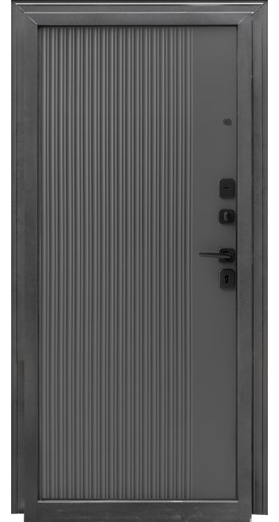 Дверь Входная - "Монблан" графит