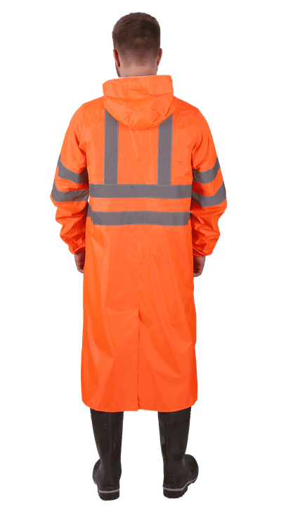 Плащ ПВХ «Extra-Vision WPL» (оранжевый), ПЛА004