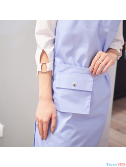 Фартук медицинский DOCLIKE DL015 голубой