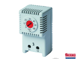 Термостат контроля микроклимата обогрева , NC (нормально-закрытый) контакт, Диапазон регулирования температуры, 0...60°C