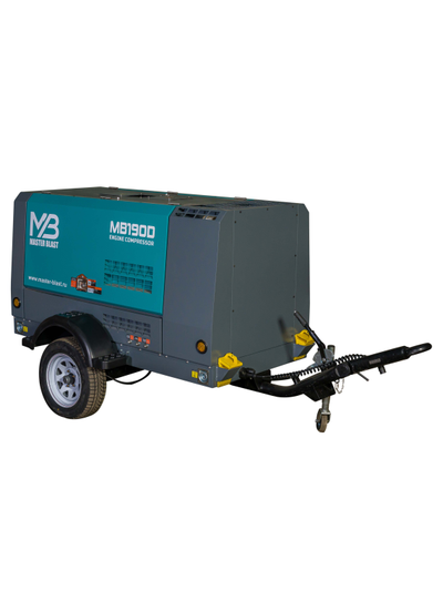 Винтовой компрессор Master Blast MB-190D-7+AC (дизельный с осушителем)