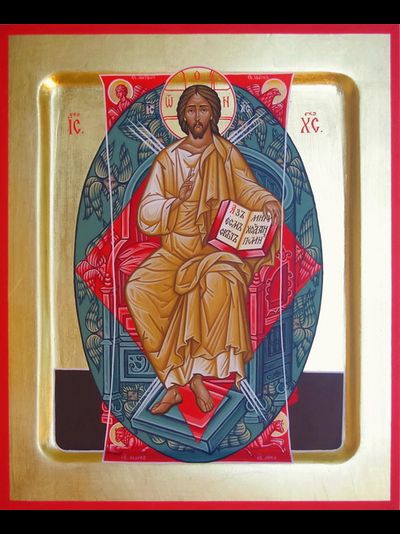 Спас в силах (Спаситель в силах). Рукописная православная икона.