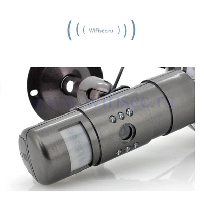 DIY SS, Уличная автономная периметровая телекамера с видеорегистратором + светильник, на солнечной батарее